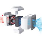 卓上扇風機 冷風扇風機  ミニ加湿器 静電気防止 300mL容量 超静音 デスクファン  熱中症/夏対策 テーブルファン 全2色 SKU:IPC07052024018 - Image 8