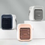 卓上扇風機 冷風扇風機  ミニ加湿器 静電気防止 300mL容量 超静音 デスクファン  熱中症/夏対策 テーブルファン 全2色 SKU:IPC07052024018 - Image 7