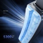 腰掛け扇風機 ファン 大容量5000mAh  冷却 腰掛けアイスファン 空調ファン PCM涼感素材 腰ベルトファン 風量3段階調節 暑さ対策  全2色 SKU:IPC07052024019 - Image 5