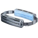 腰掛け扇風機 ファン 大容量5000mAh  冷却 腰掛けアイスファン 空調ファン PCM涼感素材 腰ベルトファン 風量3段階調節 暑さ対策  全2色 SKU:IPC07052024019 - Image 3