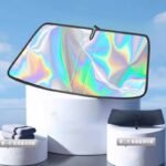 車用サンシェード  日よけ サンシェード フロント サンシェード 車 夏対策 かー アクセサリー 車用  遮熱UVカット 車種汎用 カー用品 SKU:IPC07052024022 - Image 2