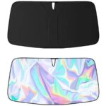 車用サンシェード  日よけ サンシェード フロント サンシェード 車 夏対策 かー アクセサリー 車用  遮熱UVカット 車種汎用 カー用品 SKU:IPC07052024022 - Image 4