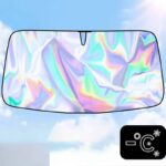 車用サンシェード  日よけ サンシェード フロント サンシェード 車 夏対策 かー アクセサリー 車用  遮熱UVカット 車種汎用 カー用品 SKU:IPC07052024022 - Image 3