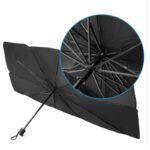 傘式 車用サンシェード  日よけ サンシェード  取り付け簡単 S/Lサイズ 日よけ遮光 遮熱UVカット 車種汎用 カー用品 全2色 SKU:IPC07052024023 - Image 4