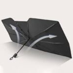 傘式 車用サンシェード  日よけ サンシェード  取り付け簡単 S/Lサイズ 日よけ遮光 遮熱UVカット 車種汎用 カー用品 全2色 SKU:IPC07052024023 - Image 3