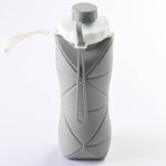 折り畳み ボトル シリコン ウォーターボトル  水筒 600ml サイクル ソフト ボトル  アウトドア 全4色 SKU:IPC07052024027 - Image 11