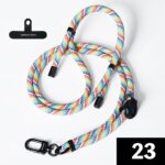 ネックストラップ 8mm 肩掛け ストラップホルダー 160cm 携帯ストラップ ショルダーストラップ 携帯ショルダー 全24色 SKU:IPC07072023022LS - Image 41