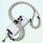 ネックストラップ 8mm 肩掛け ストラップホルダー 160cm 携帯ストラップ ショルダーストラップ 携帯ショルダー 全24色 SKU:IPC07072023022LS - Image 5