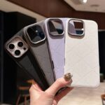 iPhone16 背面型ケース iPhone16pro PUレザー背面型ケース  iPhoneシリーズ対応 ケース スマホケース 全4色  SKU:IPC07312024011 - Image 3