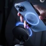 Magsafe対応 真空吸盤式 車載ホルダー 360度回転 吸着式スマホホルダー 超強吸着力 マグネット式車載ホルダー ダッシュボードホルダー 全機種対応 全3色 SKU:IPC08222024004 - 画像 (8)