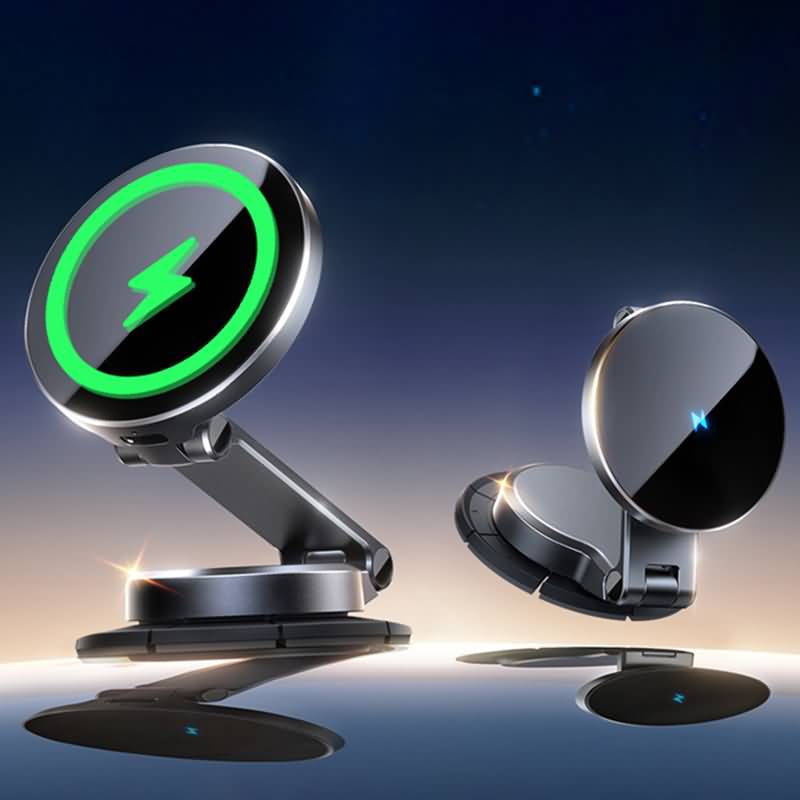 IPC08222024010-07.jpg Joyroom Magsafe対応 車載ホルダー 15Wワイヤレス充電器 スマホホルダー マグネット式車載ホルダー 超強吸着力 ダッシュボードホルダー SKU:IPC08222024010 - 画像 (1)