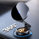 Joyroom Magsafe対応 車載ホルダー 15Wワイヤレス充電器 スマホホルダー マグネット式車載ホルダー 超強吸着力 ダッシュボードホルダー  SKU:IPC08222024010 - 画像 (2)