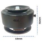 両面吸着 magsafe対応車載ホルダー グネット式 真空 スマホホルダー 真空吸着式 携帯電話ホルダー 360度回転 電動真空吸着式スマホホルダー  Black SKU:IPC08222024012 - 画像 (6)