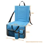 運動会 運動会 折りたたみ椅子 折りたたみ携帯 持ち運べる クッションマット 座布団 折りたたみ クッション スポーツ観戦 41*41*41cm マット シート 全3色 SKU:IPC08222024018 - Image 10