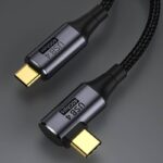 Type-C to Type-C快速充電ケーブル USB4.0 PD100W 40Gbps  1/1.2/1.5m ナイロン素材 高耐久 断線防止 充電ケーブル type-c USB ケーブル SKU:IPC08222024022 - Image 2