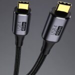 Type-C to Type-C快速充電ケーブル USB4.0 PD100W 40Gbps  1/1.2/1.5m ナイロン素材 高耐久 断線防止 充電ケーブル type-c USB ケーブル SKU:IPC08222024022 - Image 8