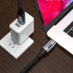 Type-C to Type-C快速充電ケーブル USB4.0 PD100W 40Gbps  1/1.2/1.5m ナイロン素材 高耐久 断線防止 充電ケーブル type-c USB ケーブル SKU:IPC08222024022 - Image 6