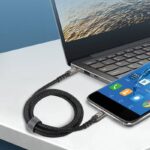 Type-C to Type-C快速充電ケーブル USB4.0 PD240W 40Gbps  1/1.5M ナイロン素材 高耐久 断線防止 充電ケーブル type-c USB ケーブル SKU:IPC08222024023 - Image 6