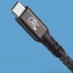 Type-C to Type-C快速充電ケーブル USB4.0 PD240W 40Gbps  1/1.5M ナイロン素材 高耐久 断線防止 充電ケーブル type-c USB ケーブル SKU:IPC08222024023 - Image 4