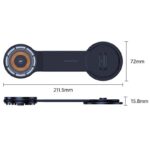 Magsafe対応 マウンティングアームマグネット式車載ホルダー急速ワイヤレス充電器 車用 マグネット ダッシュボードホルダー 全機種対応 スマホ アンドロイ  SKU:IPC08222024025 - Image 13