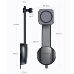 Magsafe対応 マウンティングアームマグネット式車載ホルダー 車用 マグネット ダッシュボードホルダー 全機種対応 スマホ アンドロイ  SKU:IPC08222024027 - Image 6