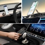 Magsafe対応 車載ホルダー MOMAX 強力固定 スマホホルダー マグネット式車載ホルダー  超強吸着力 ダッシュボードホルダー 全機種対応 全2色 SKU:IPC08222024036 - Image 9