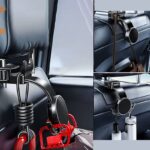 後部座席用 車用ハンガー 荷物掛けフック 多機能車用収納フック 車載ホルダー マグネット 車載 ホルダー  荷物掛けフック 車内収納 SKU:IPC08222024039 - Image 8