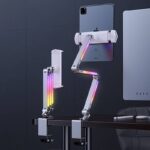 スマホ・タブレット兼用卓上 スタンドホルダー  折れ畳式 スマホスタンド 360度回転可能 スマートフォン スタンド スマホアクセサリー 全2色 SKU:IPC08292024022 - Image 4