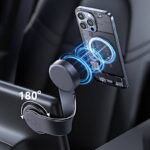 Magsafe対応  マウンティングアームマグネット式車載ホルダー 車用 マグネット ダッシュボードホルダー 全機種対応 スマホ アンドロイ SKU:IPC08292024024 - Image 2