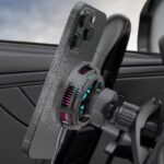 MagSafe対応 強磁力 車載ホルダー エアコン吹出口 半導体冷却 強磁力 QIワイヤレス充電器 スマホホルダー 車載ホルダー 角度自由調節 黒色  SKU:IPC09032024001 - 画像 (6)