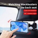 2in1 MagSafe対応 強磁力 車載ホルダー ヘッドレスト固定型 後部座席用 スマホホルダー 車内 後部座席用 車載ホルダー SKU:IPC09032024003 - Image 11