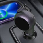 車載USBカーチャージャー 巻き取り式車載充電器 シガーソケット ケーブル長度80cm 60W USBカーチャージャー急速充電器 車用スマホ充電器 車内用スマホ充電器  SKU:IPC09032024005 - Image 12