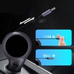 車載USBカーチャージャー 巻き取り式車載充電器 シガーソケット ケーブル長度80cm 60W USBカーチャージャー急速充電器 車用スマホ充電器 車内用スマホ充電器  SKU:IPC09032024005 - Image 7