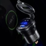 埋め込み式車載充電器 LED3色  QC18W車載充電器 PD45W 改造 車載充電器 車載充電器 カーチャージャー PD typeC USB3.0 QC3.0 急速 充電器 全4色 SKU:IPC09032024007 - Image 24