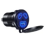 埋め込み式車載充電器 埋め込み式PD+QC3.0USBポートチャージャー 改造 車載充電器 QC18W車載充電器  PD45W*2 USBカーチャージャー iPhone Android 全3色 SKU:IPC09032024008 - Image 7