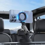 吸盤型 スマホホルダー 360度回転可能 車載ホルダー ダッシュボードホルダー 超強吸着力 全機種対応 スマホ アンドロイド スマホ全機種対応  SKU:IPC09032024015 - Image 2