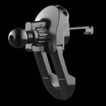 送風口用 スマホホルダー   17mm ボール 吹き出し口差し込みタイプ 車載ホルダー 吹出口ベース エアコン吹き出し口取付 車載ホルダー 送風口 SKU:IPC09032024024 - Image 4