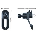 送風口用 スマホホルダー   17mm ボール 吹き出し口差し込みタイプ 車載ホルダー 吹出口ベース エアコン吹き出し口取付 車載ホルダー 送風口 SKU:IPC09032024024 - Image 20