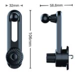 送風口用 スマホホルダー  吹き出し口差し込みタイプ 車載ホルダー 吹出口ベース エアコン吹き出し口取付 車載ホルダー 送風口 SKU:IPC09032024025 - Image 16