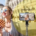 三脚付き自撮り棒 Q10 MINI  スマホスタンド  三脚ホルダー スマホ用クリップ スマートフォンホルダー 740mmまで伸びる  リモコン付き  全2色 SKU:IPC09102024025 - Image 6