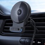 MagSafe対応 強磁力 車載ホルダー 15Wワイヤレス充電器 エアコン吹出口 強磁力 スマホホルダー JLM-M69 車載ホルダー 角度自由調節 車載アクセサリー SKU:IPC09102024035