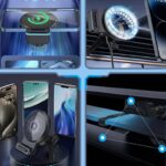 MagSafe対応 強磁力 車載ホルダー 15Wワイヤレス充電器 エアコン吹出口 強磁力 スマホホルダー JLM-M69 車載ホルダー 角度自由調節 車載アクセサリー SKU:IPC09102024035 - Image 12