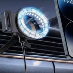 MagSafe対応 強磁力 車載ホルダー 15Wワイヤレス充電器 エアコン吹出口 強磁力 スマホホルダー JLM-M69 車載ホルダー 角度自由調節 車載アクセサリー SKU:IPC09102024035 - Image 8