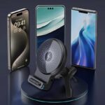 MagSafe対応 強磁力 車載ホルダー 15Wワイヤレス充電器 エアコン吹出口 強磁力 スマホホルダー JLM-M69 車載ホルダー 角度自由調節 車載アクセサリー SKU:IPC09102024035 - Image 4