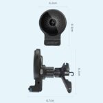MagSafe対応 強磁力 車載ホルダー 15Wワイヤレス充電器 エアコン吹出口 強磁力 スマホホルダー JLM-M69 車載ホルダー 角度自由調節 車載アクセサリー SKU:IPC09102024035 - Image 15