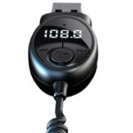 FMトランスミッターBluetooth5.3 高音質  Bluetooth カーチャージャー  3.5mm AUX接続 オーディオ シガーソケット SKU:IPC09102024036 - Image 5