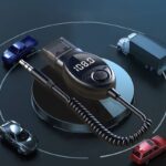 FMトランスミッターBluetooth5.3 高音質  Bluetooth カーチャージャー  3.5mm AUX接続 オーディオ シガーソケット SKU:IPC09102024036 - Image 4