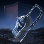 FMトランスミッターBluetooth5.3 高音質  Bluetooth カーチャージャー  3.5mm AUX接続 オーディオ シガーソケット SKU:IPC09102024036 - Image 7