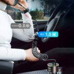 シガーソケット 伸縮可能リール式  Type-c 快速車載充電器 カーチャージャー  QC3.0 快速充電器  ケーブル付き車載充電器 SKU:IPC09102024037 - 画像 (5)