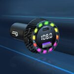 2ポート Type-c 快速車載充電器 PD30W 3.1A カーチャージャー Bluetooth5.3対応 快速充電器 Type-c シガーソケット 車載充電器 SKU:IPC09102024038 - Image 9